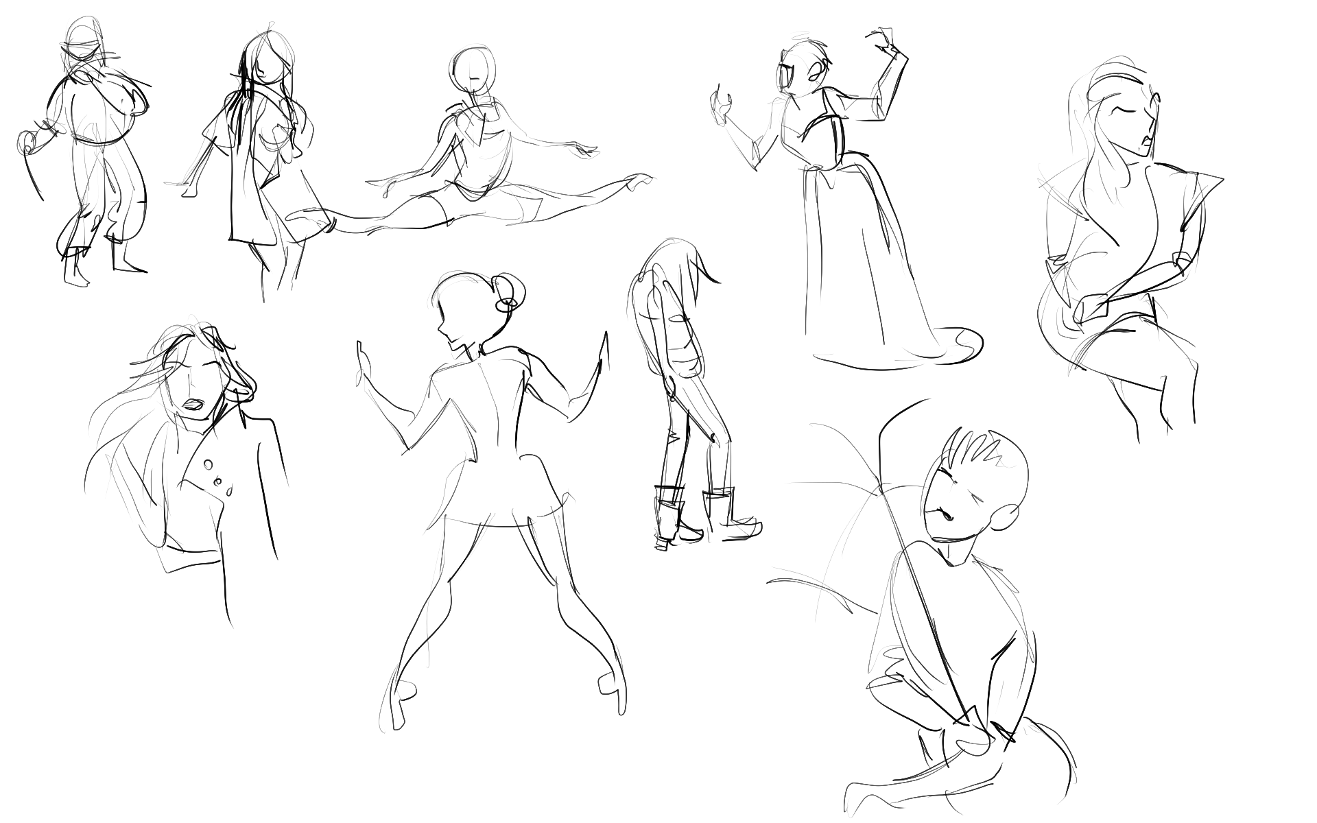 Gesture drawing, Art instructions, Drawings